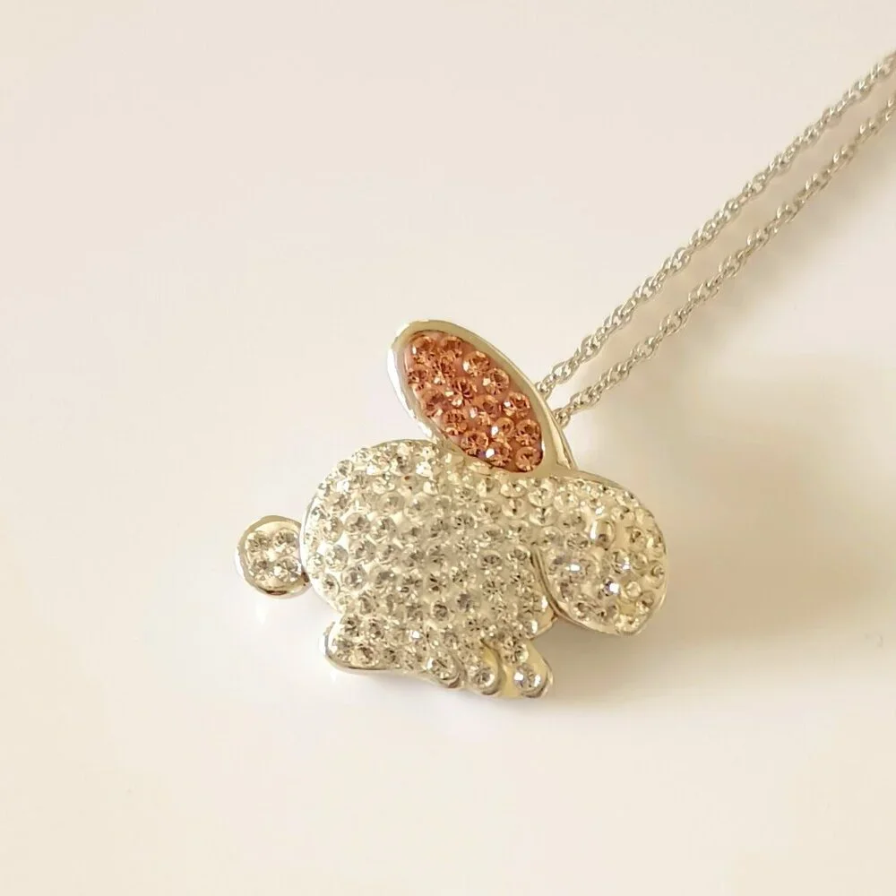 925 AU Bunny Rabbit Necklace 18